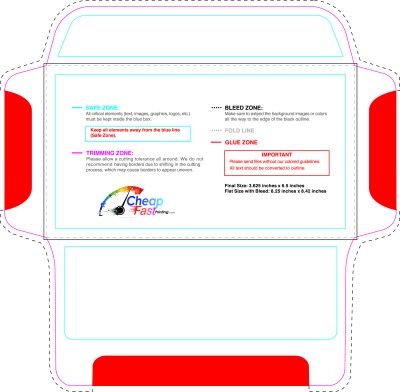 Envelope - 3.625inx6.5 Inches - Remittance Short Flap Outside