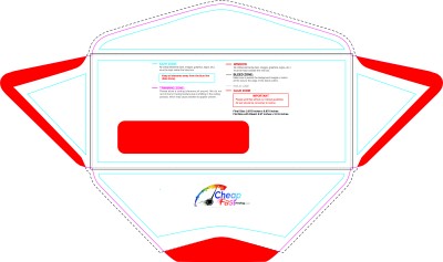 Envelope - 3.875inx8.875 Inches Window Outside