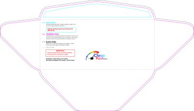 Envelope - 4.125inx9.5 Inches Window Inside
