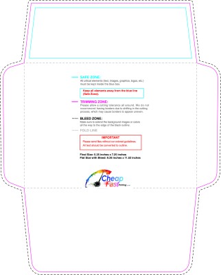 Envelope - 5.25inx7.25 Inches Inside