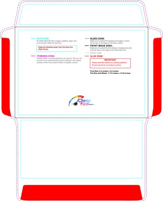 Envelope - 6.5inx9.5 Inches - Booklet Outside