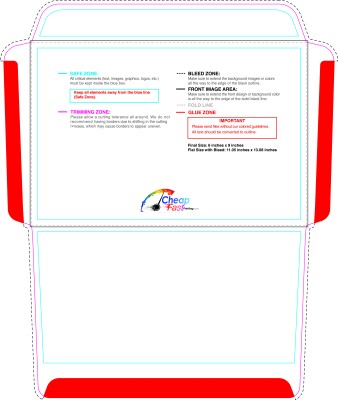 Envelope - 6inx9 Inches - Booklet Outside