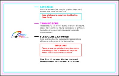 Flyer - 2.5inx4 Inches - H
