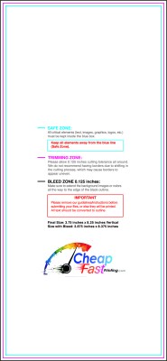 Flyer - 3.75inx8.25 Inches - V