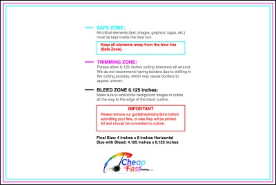 Flyer - 4inx6 Inches - H