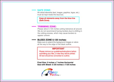Flyer - 5inx7 Inches - H