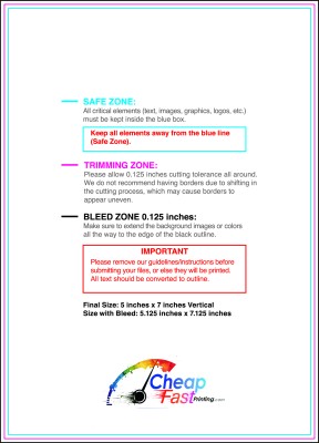 Flyer - 5inx7 Inches - V