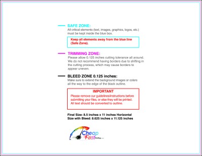 Flyer - 8.5inx11 Inches - H
