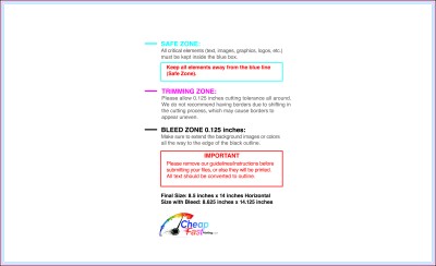 Flyer - 8.5inx14 Inches - H