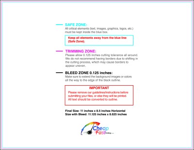 Letterhead - 8.5inx11 Inches - H