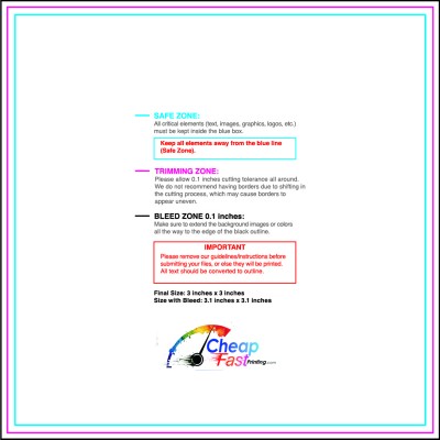 Postcard - 3inx3 Inches
