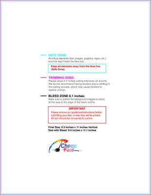 Postcard - 8.5inx11 Inches - V