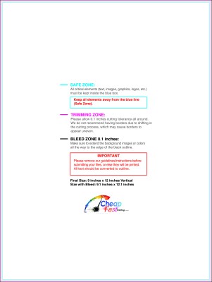 Postcard - 9inx12 Inches - V