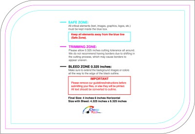 Sticker design guide: Sticker Template