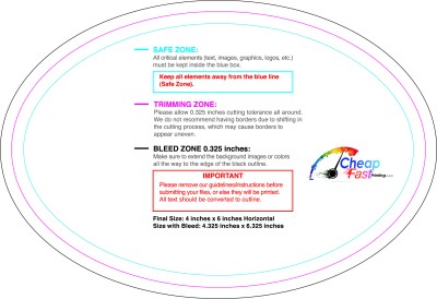 Sticker design guide: Sticker Template