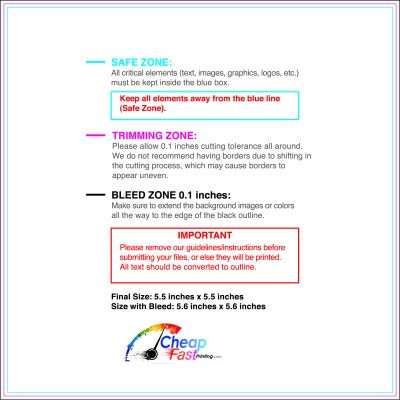 Sticker design guide: .5inx5.