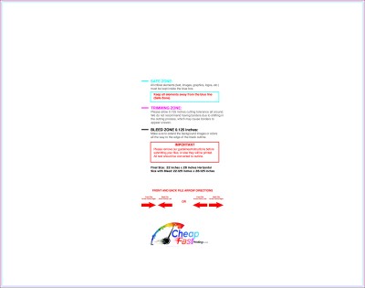 Template - 22inx28 Inches - H