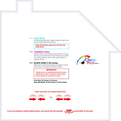 Template - Apartment - 23inx23 Inches - L