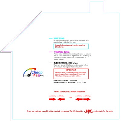 Template - Apartment - 23inx23 Inches - R