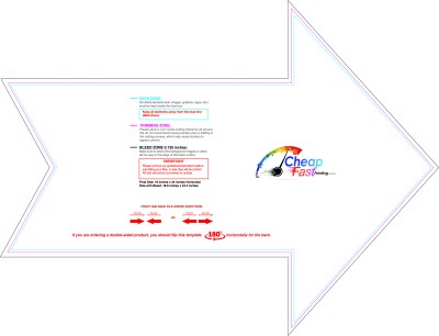 Template - Arrow - 18inx24 Inches - R