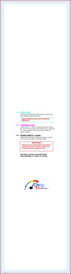 Bookmark 2inx8in V Download Template Guideline - Bookmarks