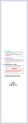 Bookmark 2inx9in V Download Template Guideline - Bookmarks