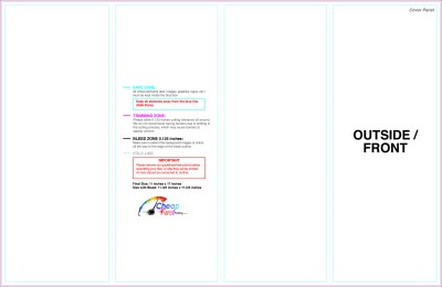 Brochure 11inx17in Accordion Outside Download Template Guideline - Brochures