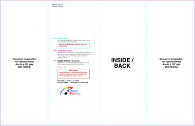 Brochure 11inx17in Closedgatefold Inside Download Template Guideline - Brochures