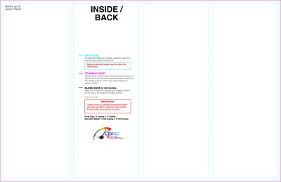 Brochure 11inx17in Parallelfold Inside Download Template Guideline - Brochures