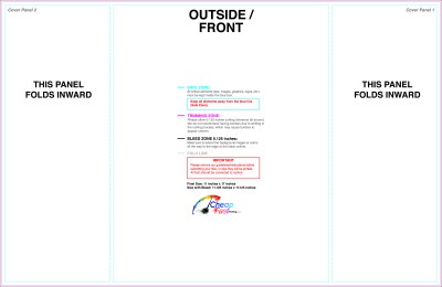 Brochure 11inx17in Singlegatefold Outside Download Template Guideline - Brochures