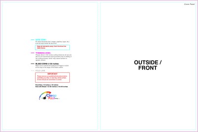 Brochure 12inx18in Halffold Outside Download Template Guideline - Brochures