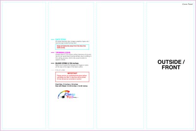 Brochure 12inx18in Rollfold Outside Download Template Guideline - Brochures