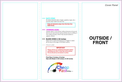 Brochure 6inx9in Trifold Outside Download Template Guideline - Brochures