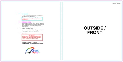 Brochure 7inx14in Halffold Outside Download Template Guideline - Brochures