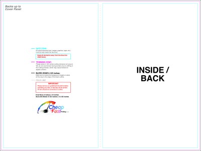 Brochure 9inx12in Halffold Inside Download Template Guideline - Brochures