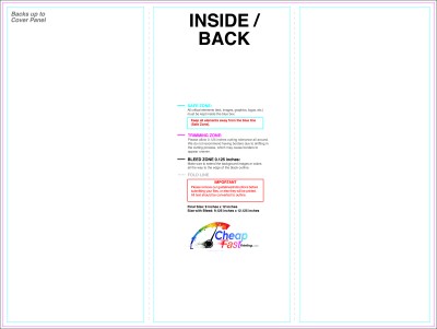 Brochure 9inx12in Trifold Inside Download Template Guideline - Brochures
