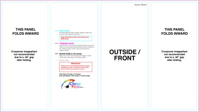 Brochure 9inx16in Closedgatefold Outside Download Template Guideline - Brochures