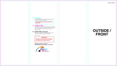Brochure 9inx16in Parallelfold Outside Download Template Guideline - Brochures