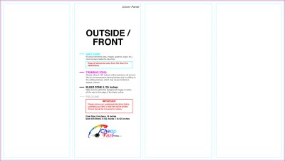 Brochure 9inx16in Reverse Parallelfold Outside Download Template Guideline - Brochures