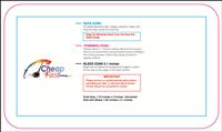 Businesscard 1.75inx3in H Round Download Template Guideline - Business Cards