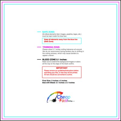 Template 3x3 Tile Download Template Guideline - Business Cards