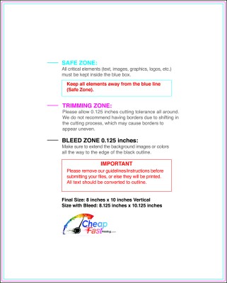 Color Copy 8inx10in V Download Template Guideline - Color Copies
