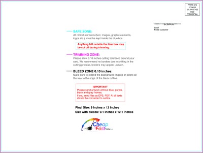 Eddm - Eligible - Postcard - 9inx12 Inches - H - Back - Eddm - Side