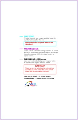 Flyer 11inx17in V Download Template Guideline - Flyers