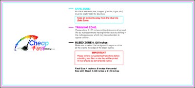 Flyer 4inx9in H Download Template Guideline - Flyers