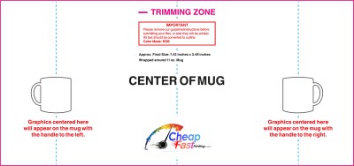Mug 11oz Download Template Guideline - Mugs