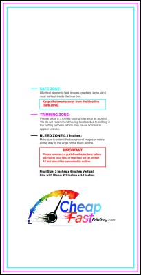 Postcard 2inx4in V Download Template Guideline - Postcards Normal
