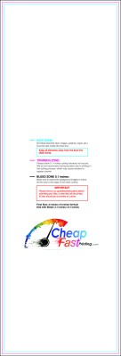 Sticker 3inx9in V Download Template Guideline - Stickers Rectangular