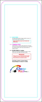 Sticker 2inx5in V Round Download Template Guideline - Stickers Rounded