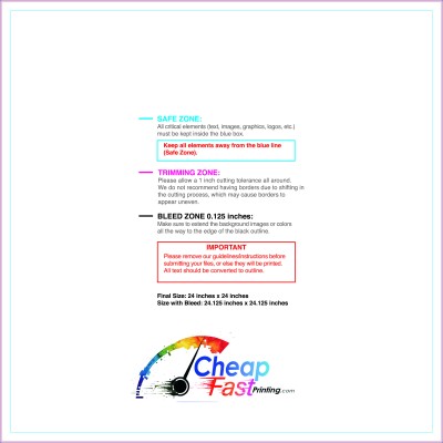 Banner 2ftx2ft Download Template Guideline - Vinyl Banners
